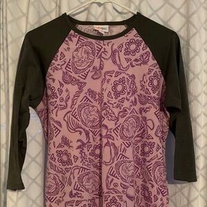 Purple and Gray Ariel Shirt